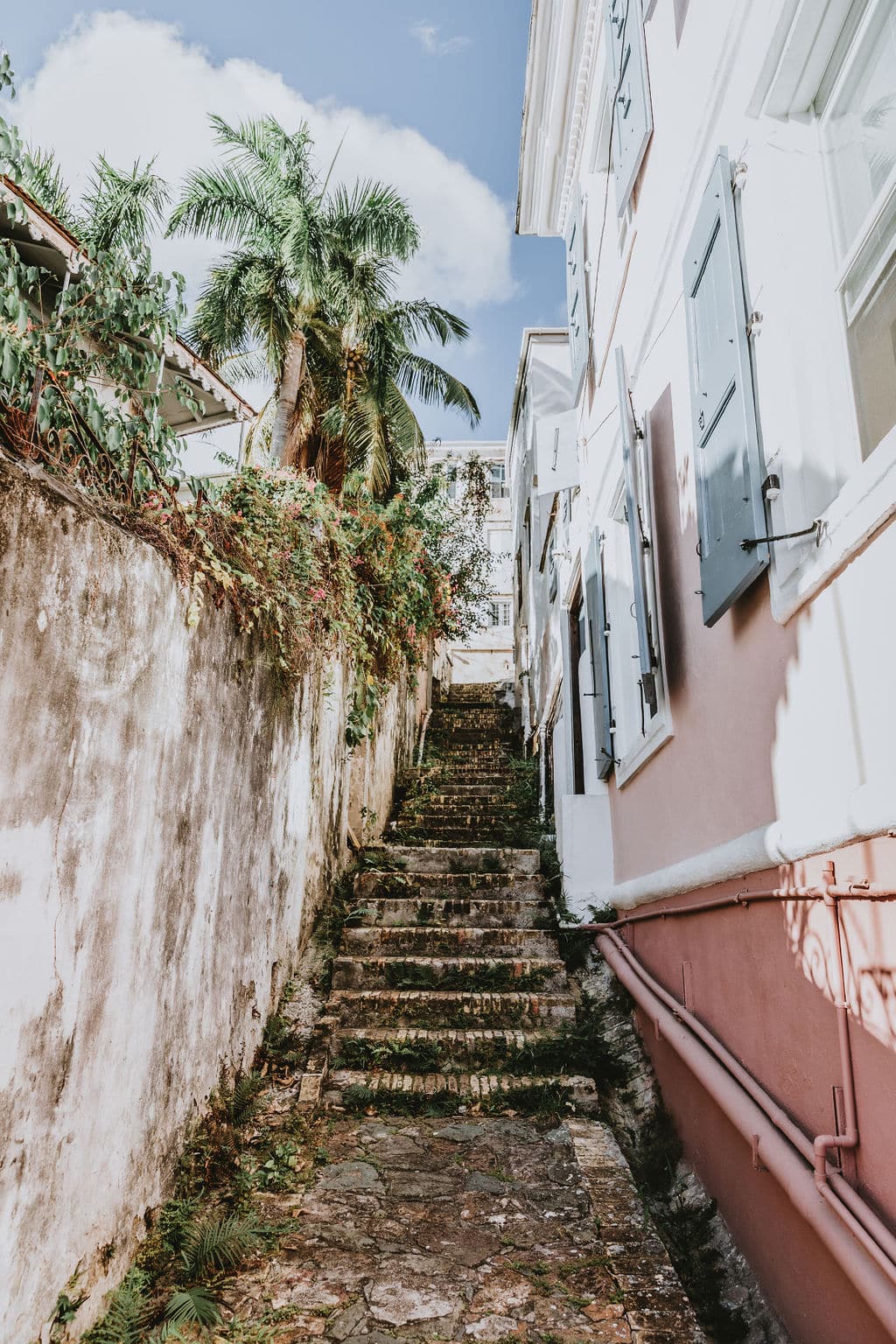 Snegle Gade, Charlotte Amalie Step Street