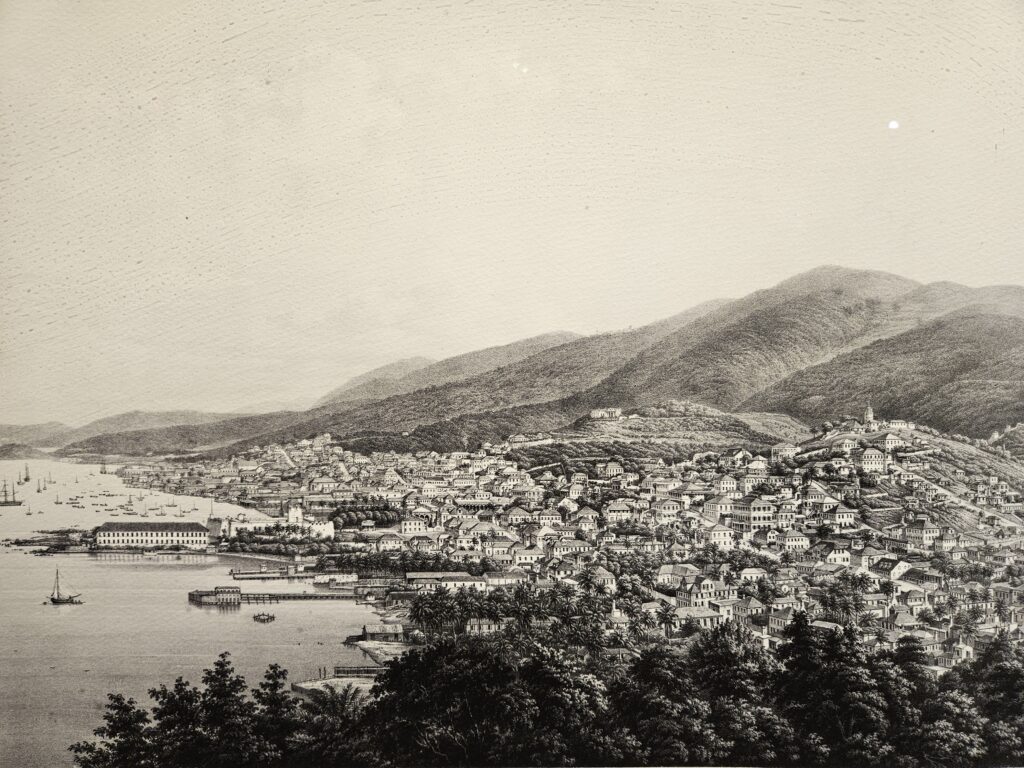 old image of historic charlotte amalie