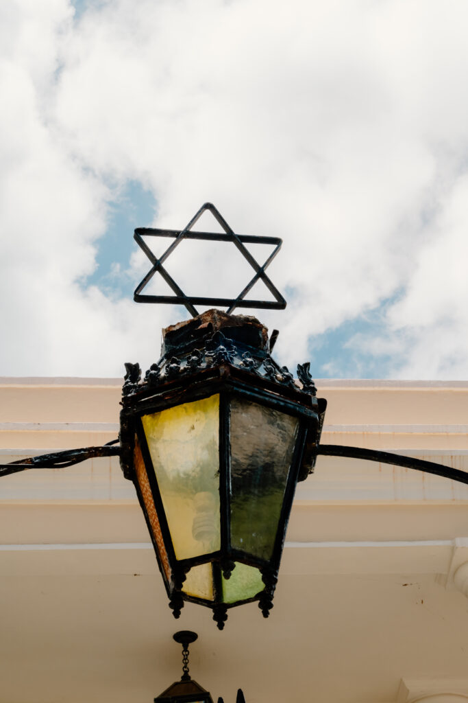 Hebrew synagogue in st thomas star of david