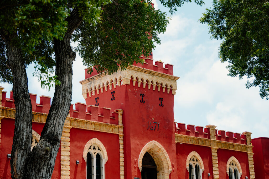 front view of fort christian in charlotte amalie