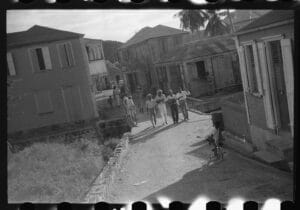 men walking and singing in st. Thomas