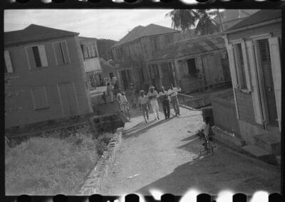 men walking and singing in st. Thomas