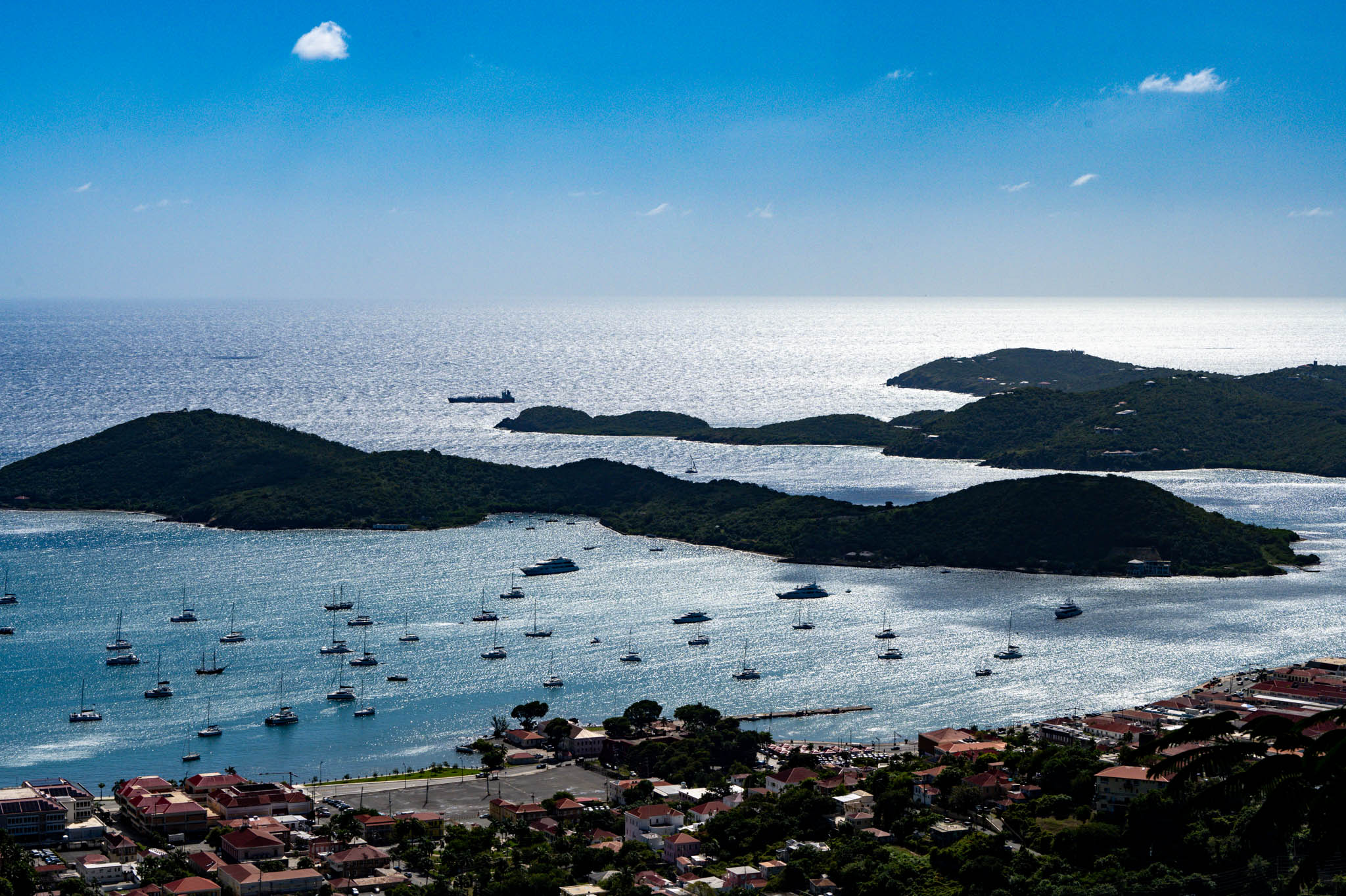 hassel island in charlotte amalie harbour